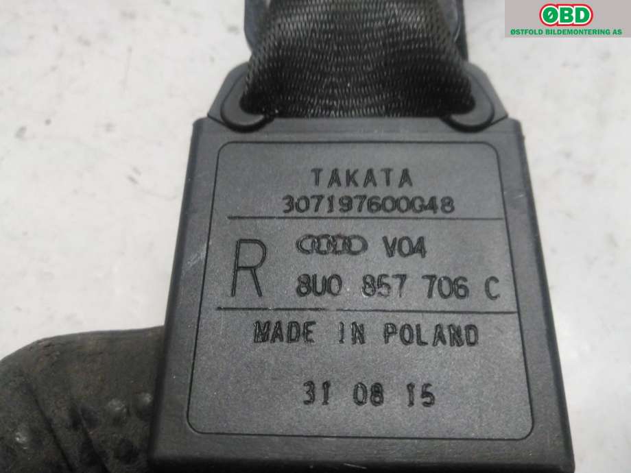 Airbag beltestrammer til Audi Q3 2015-2018 (Type I, Fase 2)  (AUDI|8U0 857 706 C|)