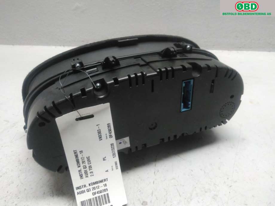 Instrumentpanel til Audi Q3 2015-2018 (Type I, Fase 2)  (AUDI|8U0 920 940 H|)