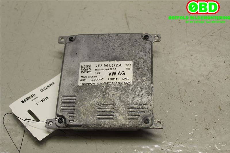 Styreenhet xenon/ballast til VW Golf VII 2017-2020 (Fase 2)  (7P5 941 572 A||7P5941572A)