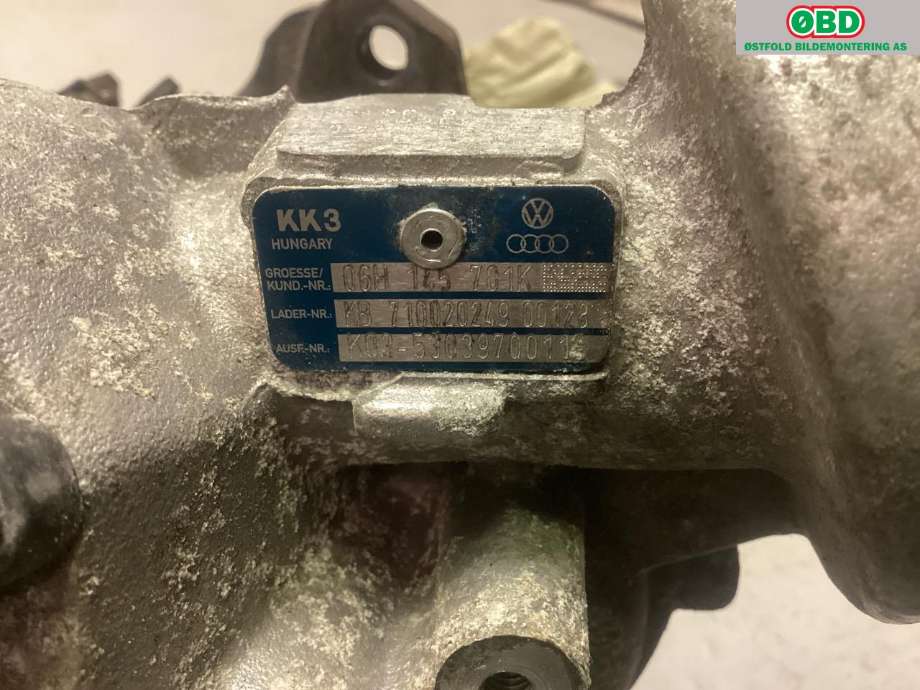 Turbo til Audi A5 2007-2016 (Type I)  (AUDI|06H 145 701 K|06H 145 701 L|)
