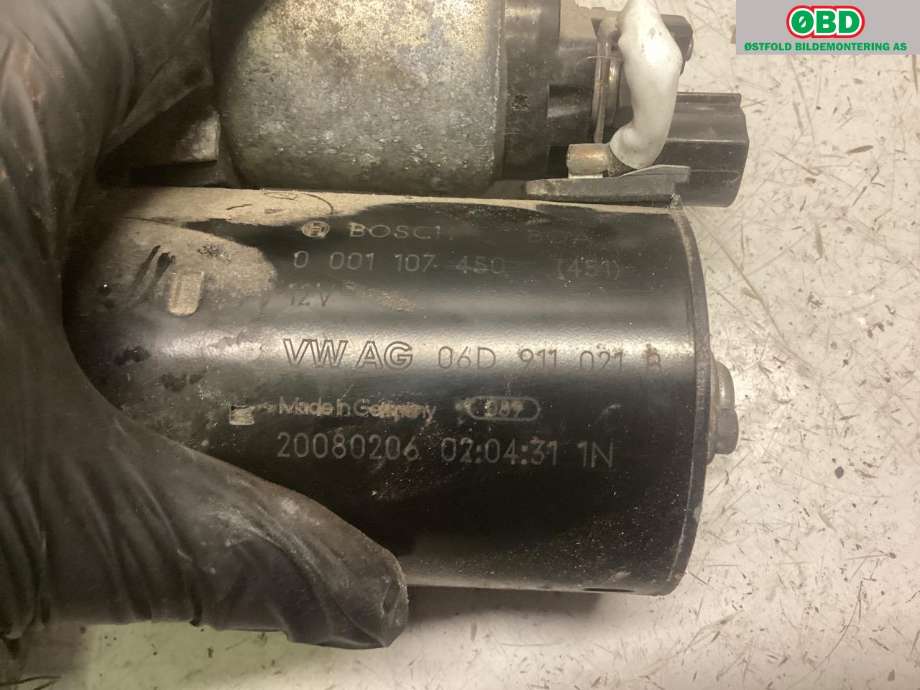 Starter diesel til Audi A5 2007-2016 (Type I)  (AUDI|06H 911 021 A|)