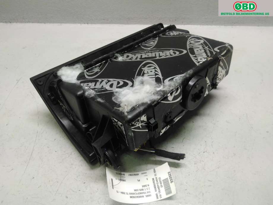 Hanskerom til VW Transporter / Caravelle 2003-2009 (Fase 1) (T5) (T5) (VOLKSWAGEN|7H5 857 101 J|)