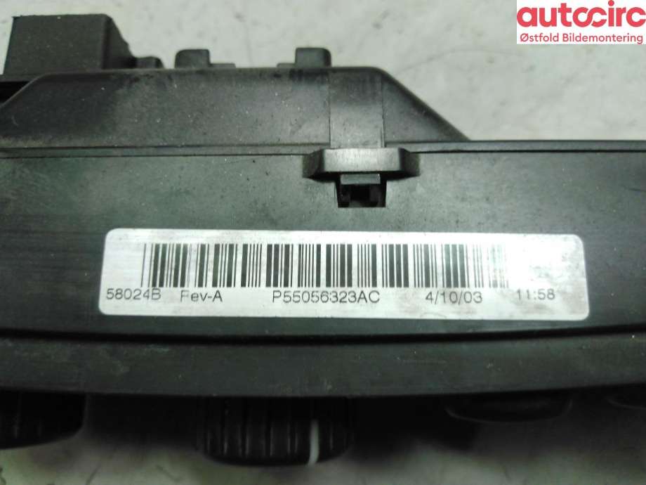 Varmeapparat betjening til Dodge Ram 2003-2008 (Type III)  (DODGE|)