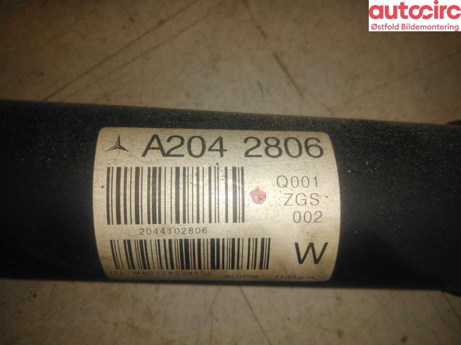 Mellomaksel til Mercedes GLK 2008-2015 (X204) (X204) (MERCEDES|A 204 410 71 06|)