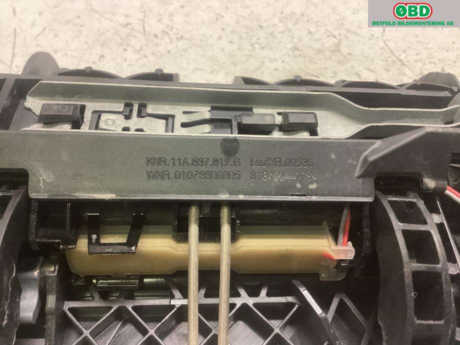 Dørhåndtak utv høyre bak til VW ID.5 2022-->>  (VOLKSWAGEN|11A 837 206 CF|11A 837 812 G|)