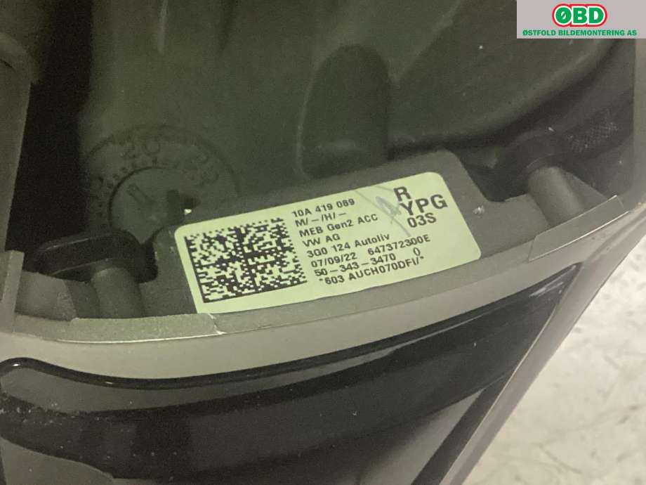Ratt til VW ID.5 2022-->>  (VOLKSWAGEN|10A 419 089 R|)