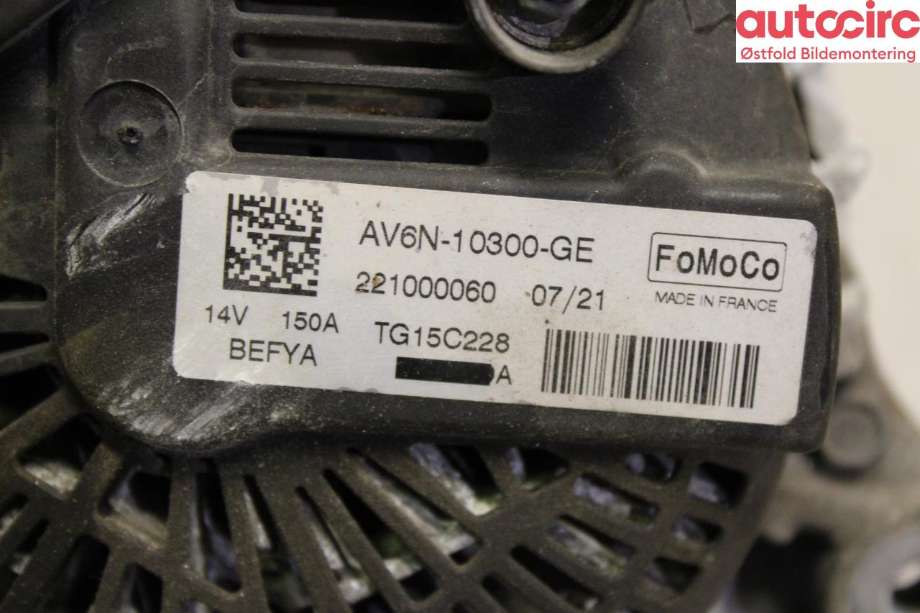 Dynamo til Ford Transit Connect 2013-2018 Type II, Fase 1  (FORD|2260730|)