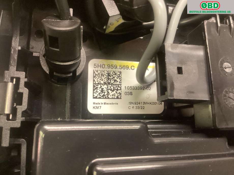 Taklyspanel til VW ID.5 2022-->>  (VOLKSWAGEN|5H0 959 569 C|)