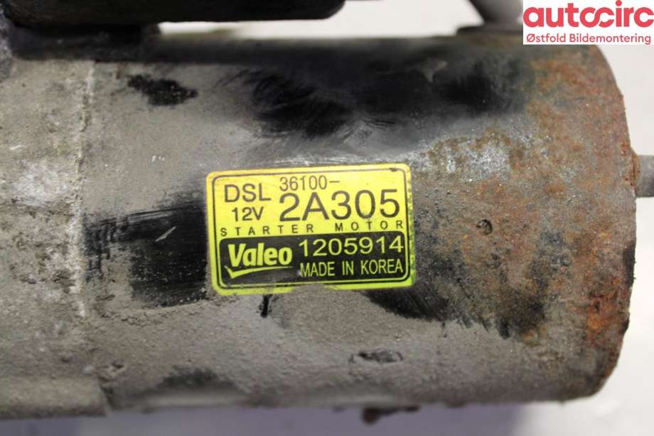 Starter diesel til Kia Soul 2014-2019 (Type II)  (KIA|361002A305|)