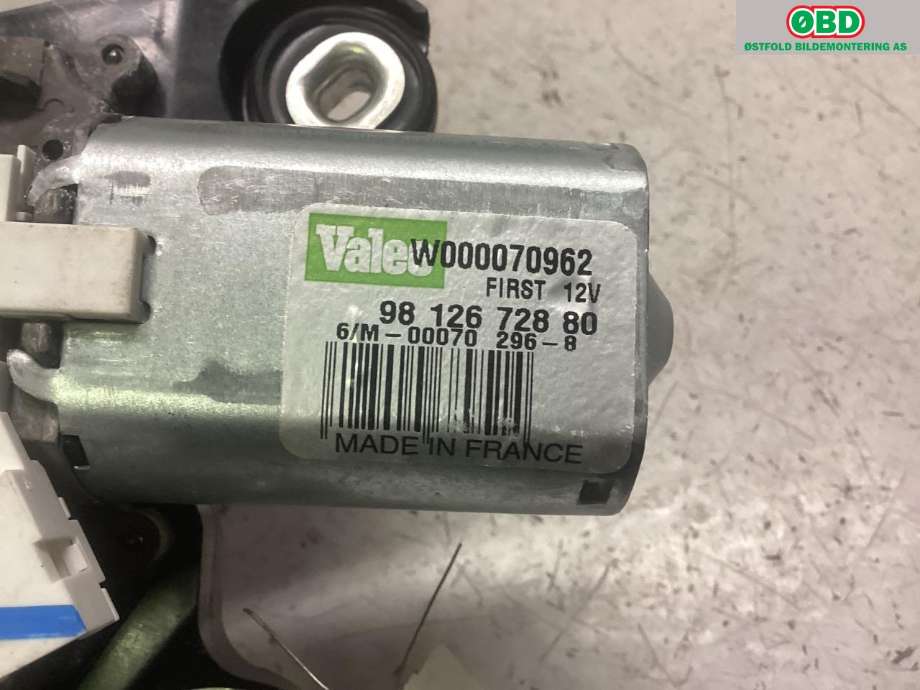 Viskermotor bakrute til Peugeot Expert 2016-->> (Type III)  (PEUGEOT|98 126 728 80|)