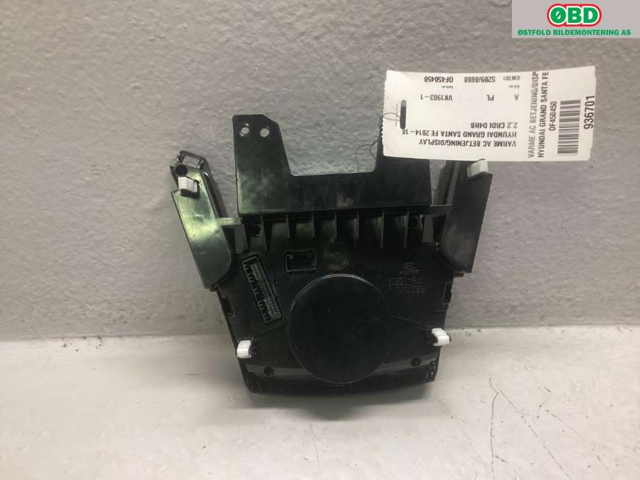 Varmeapparat betjening til Hyundai Santa Fe 2012-2020 (Type III) (HYUNDAI|97250B84204X||97250B8420)