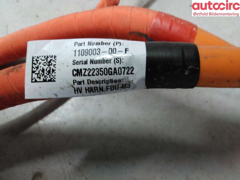 Kabel høy volt (HV) hybrid til Tesla Model Y 2021-2024 (Type I) (TESLA|)