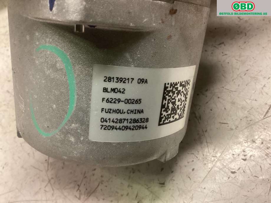 Rattaksel elektrisk servo til Opel Mokka 2012-2016 (Type I, Fase 1) (OPEL|42493182|42734402|)