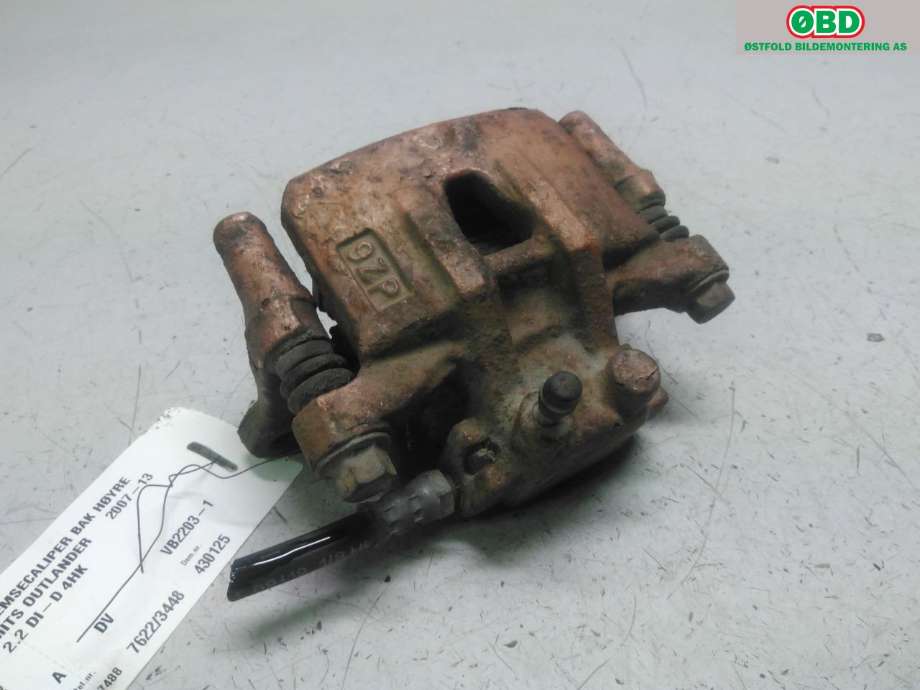 Bremsecaliper høyre bak til Mitsubishi Outlander 2010-2012 (Type II, Fase 2)  (MITSUBISHI|MN116310|)