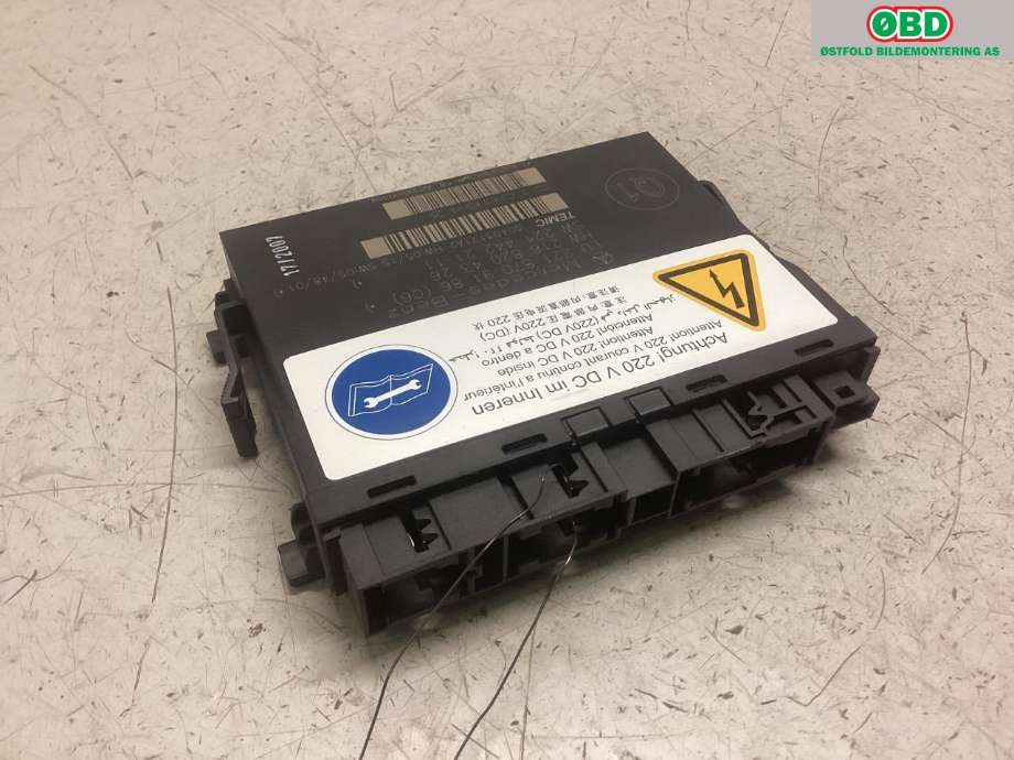 Styreenhet sete til Mercedes S-Klasse, 2005-2013 (W221) (W221) (MB S-KLASSE 63 AMG|A 221 870 91 86)