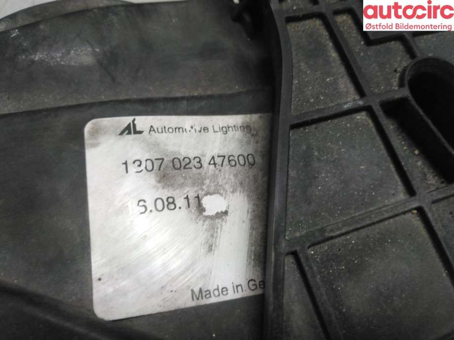 Frontlykt høyre halogen til Audi A7 2010-2014 (Type I, Fase 1) (AUDI|4G8 941 754|)