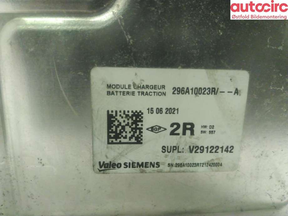 Batterilader (OBC - On Board Charger) til Renault Captur 2020-->> (Type II) (RENAULT CAPTURE HYBRID|)