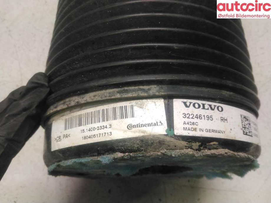 Fjær foran nivå luftpute/belg til Volvo XC90 2015-2025 (Type II)  (VOLVO|32246195|)