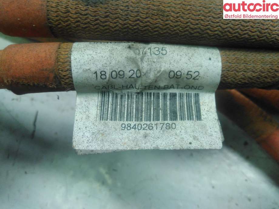 Kabel høy volt (HV) hybrid til Peugeot Expert 2016-->> (Type III)  (PEUGEOT|9840261780|)