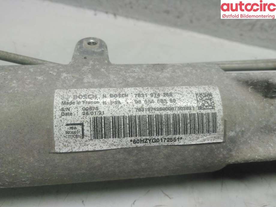Tannstang til Opel Zafira-e Life 2020-->>  (Opel Zafira E-life|98 064 683 80|16 636 662 80|)