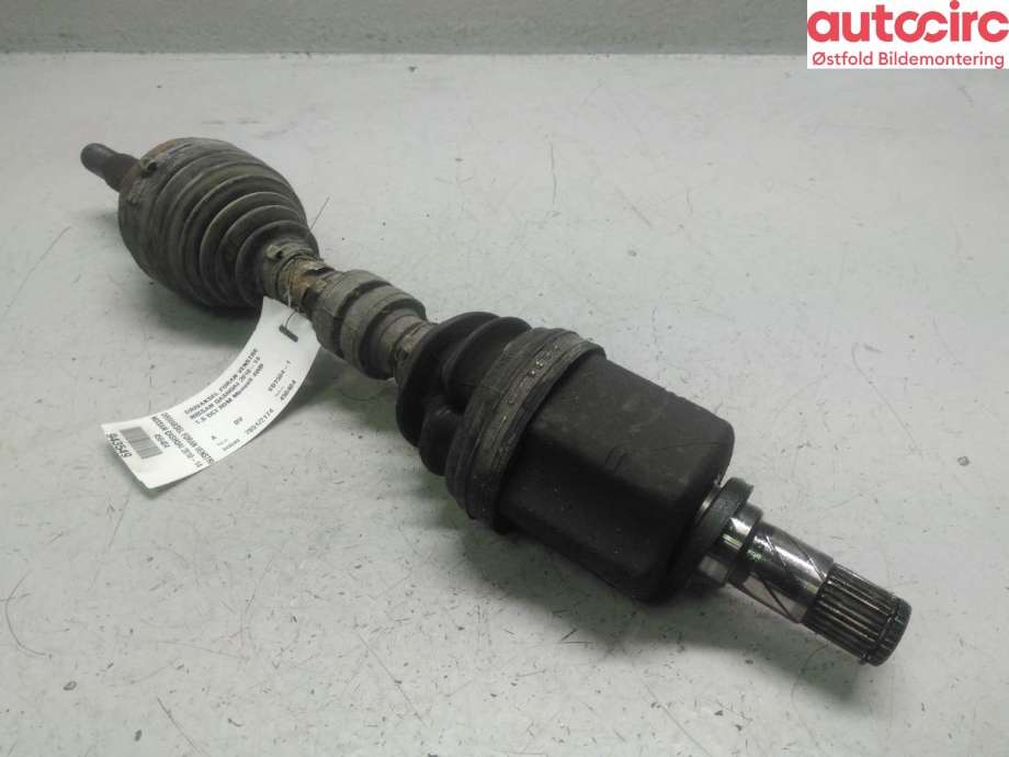 Drivaksel venstre foran til Nissan Qashqai 2010-2014 (Type I, Fase 2)  (NISSAN|39101JD74B|)