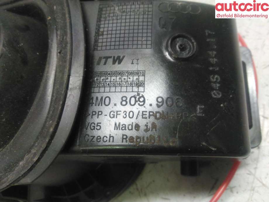 Tanklokk til Audi Q7 2015-->> (Type II)  (AUDI|4M0 809 907 B|4M0 809 906 E|)