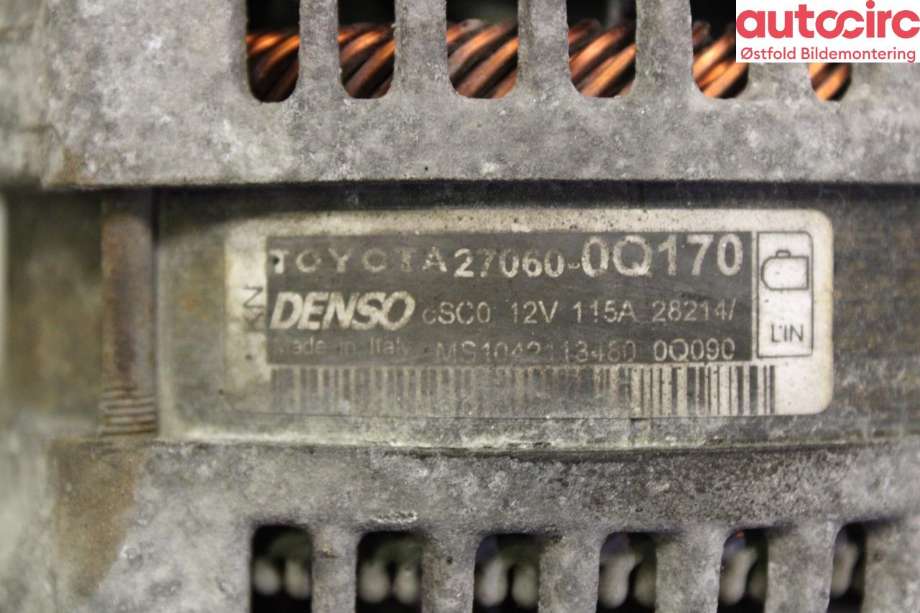Dynamo til Toyota Aygo 2005-2014 (Type I)  (TOYOTA|270600Q170|)