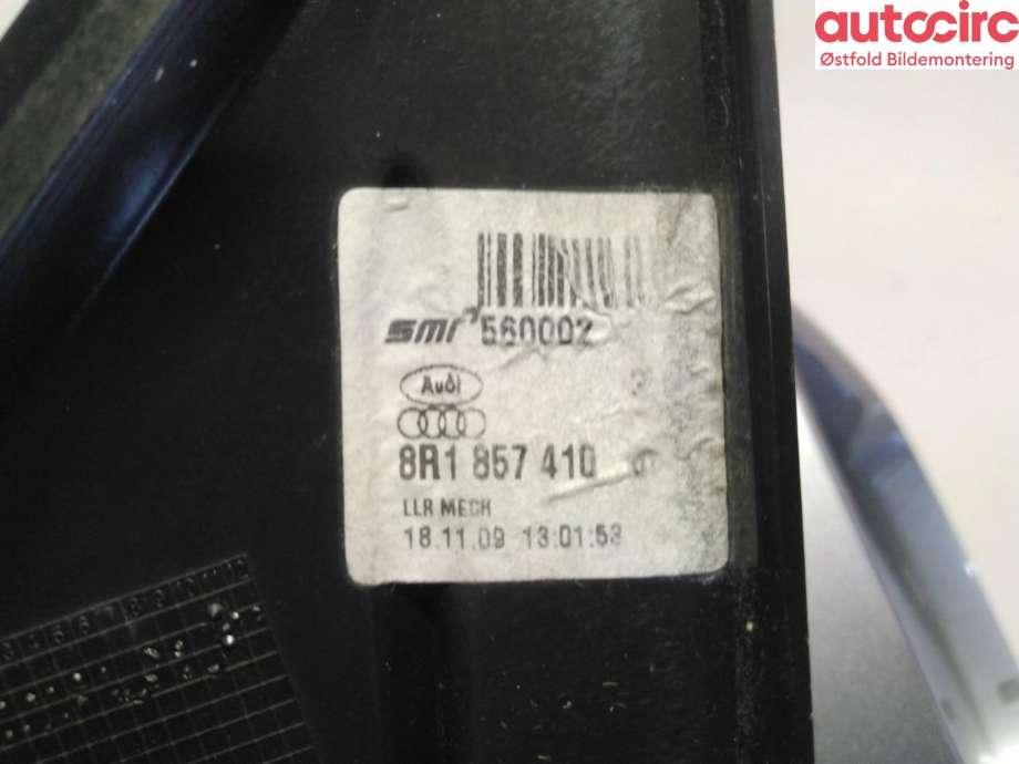 Speil høyre til Audi Q5 2008-2012 (Type I, Fase 1) (AUDI|8R1 857 410 F|)