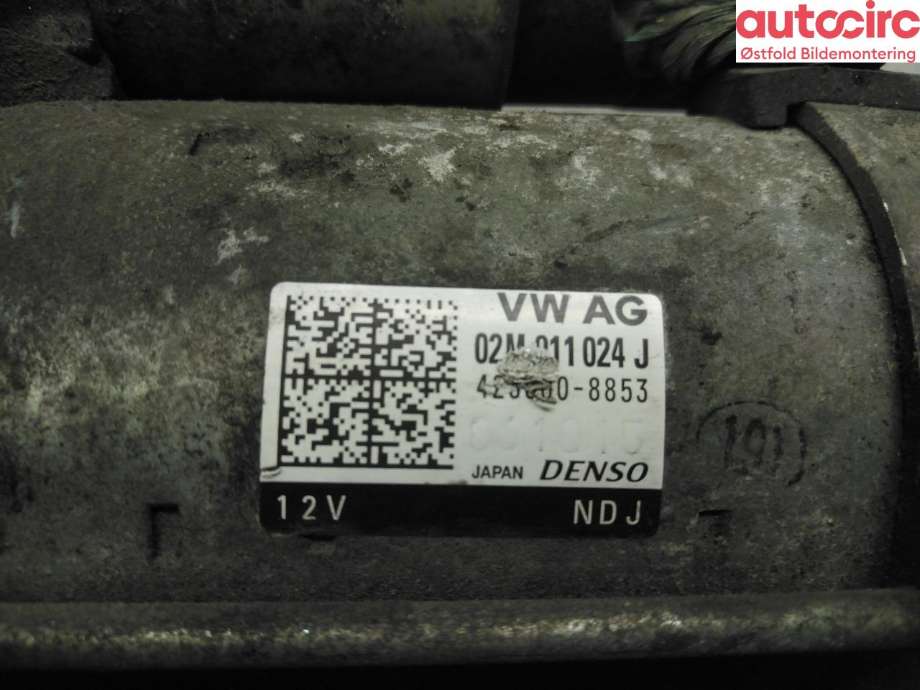 Starter til Audi A1 2015-2018 (Type I, Fase 2)  (AUDI|02M 911 024 J|)