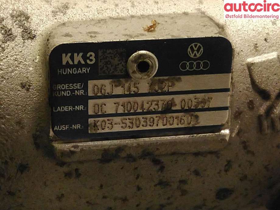 Turbo til Škoda Superb 2008-2015 (Type II)  (06J 145 701 R|)