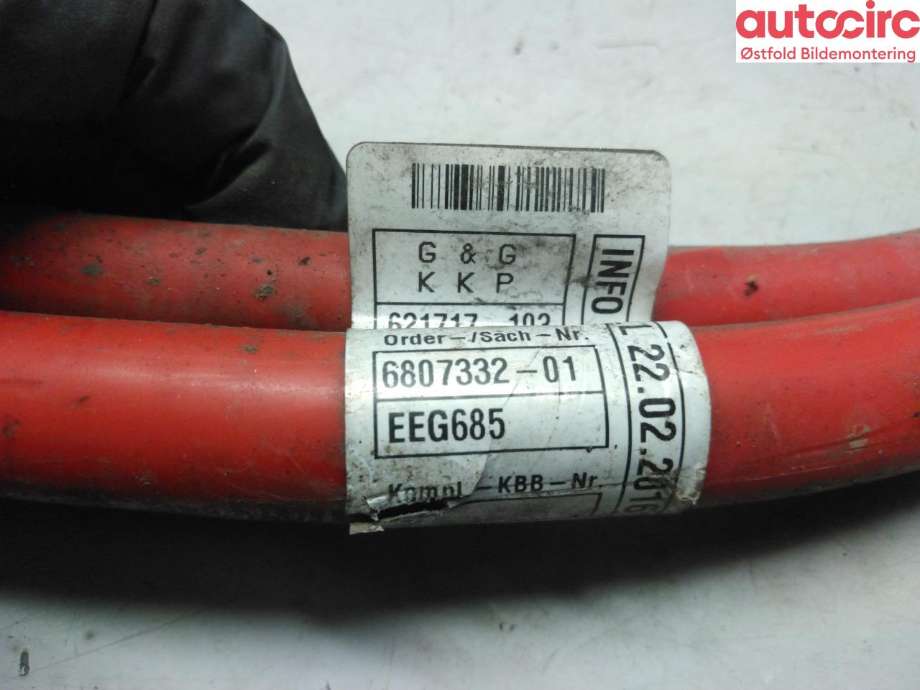 Kabel høy volt (HV) hybrid til BMW 5-Serie 2017-->> (G30/G31) (G30/G31) (BMW|61 12 6 807 332|)