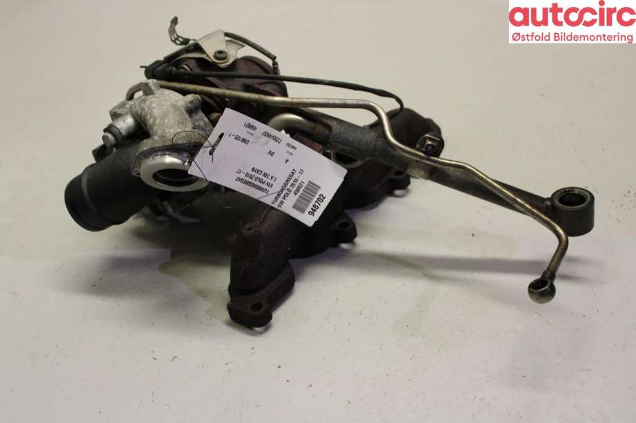 Turbo til VW Polo 2009-2014 (Type V, Fase 1) (VOLKSWAGEN|03L 253 056 R|)