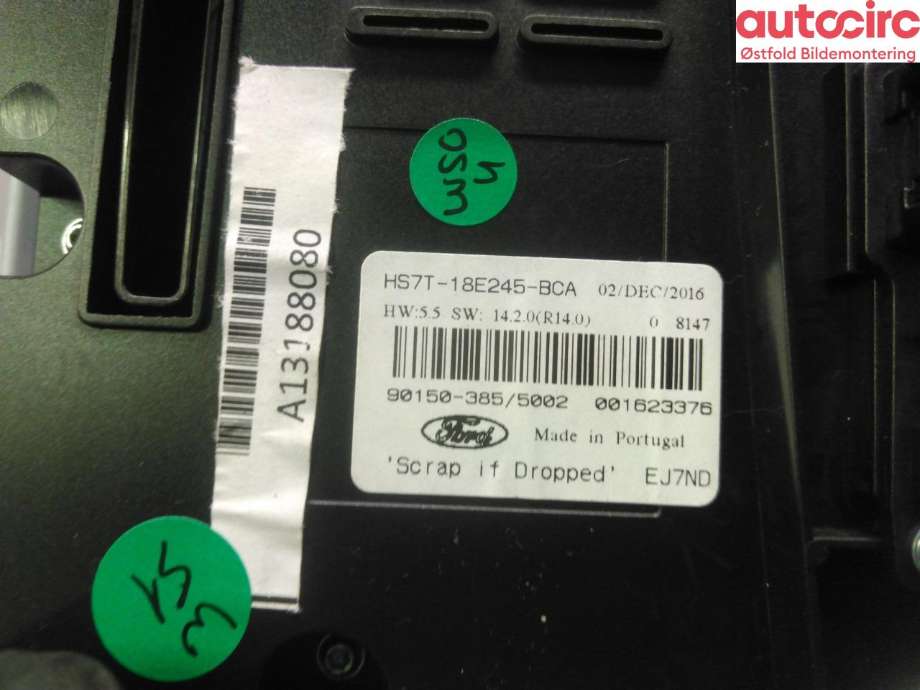 Varmeapparat betjening til Ford Mondeo 2014-2019 (Type V, Fase 1) (FORD|)