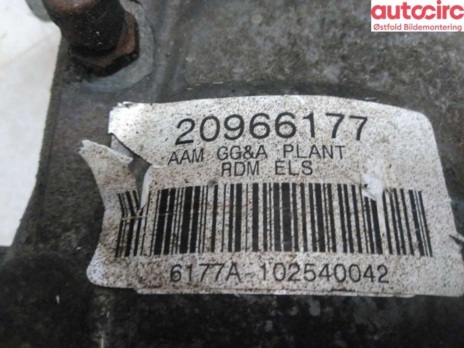 Kardang klokke bak til Opel Insignia A 2009-2014  (|22743450)