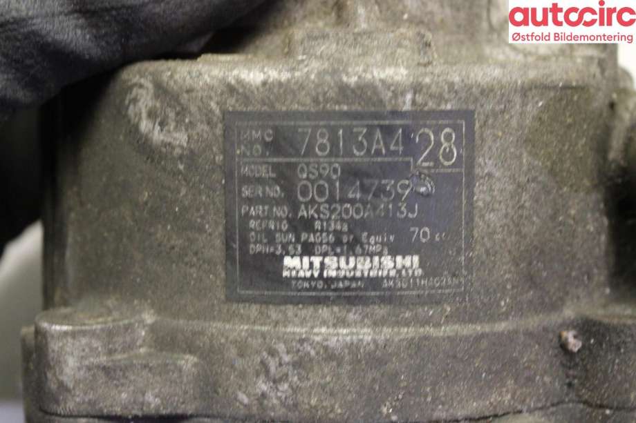 Aircondition kompressor til Mitsubishi Outlander 2010-2012 (Type II, Fase 2)  (MITSUBISHI|7813A428|)