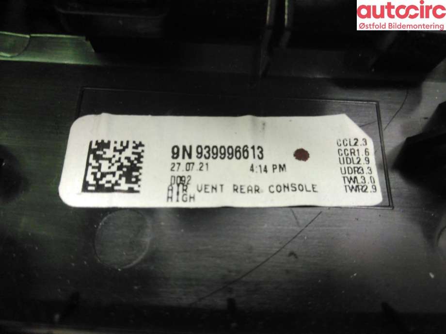 Varmeapparat betjening til BMW X7 2018-->> (G07) (G07) (BMW X7 XDRIVE40D|64 11 5 A1D 414|)