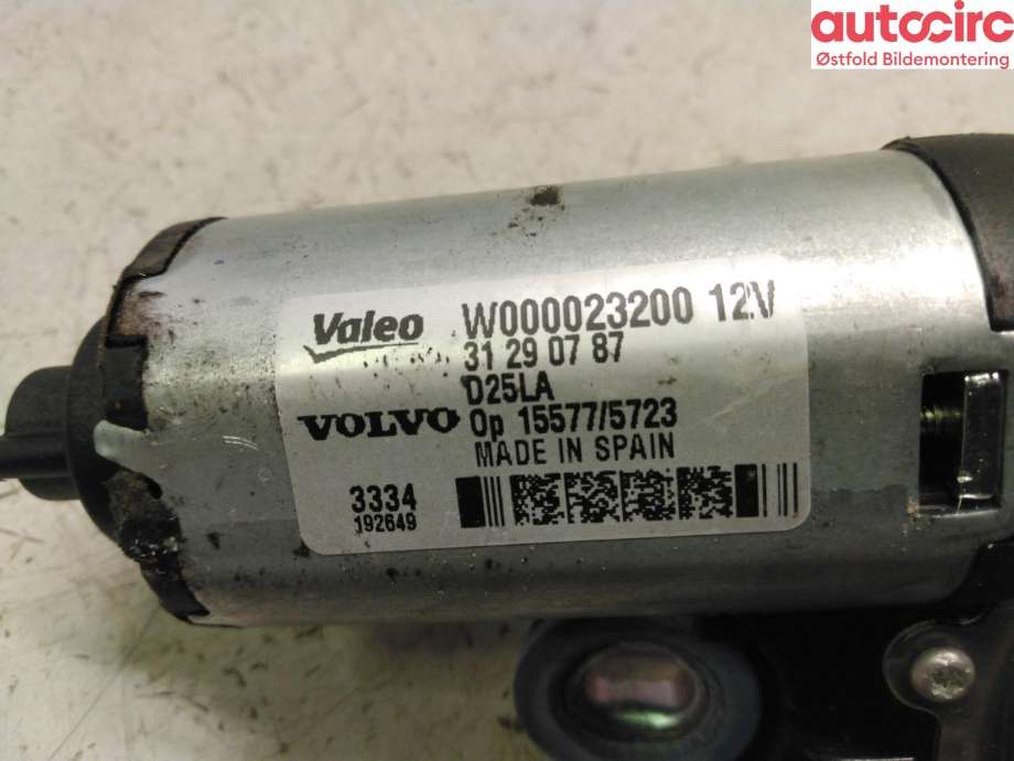 Viskermotor bakrute til Volvo XC60 2014-2017 (Type I, Fase 2)  (VOLVO|31290787|)