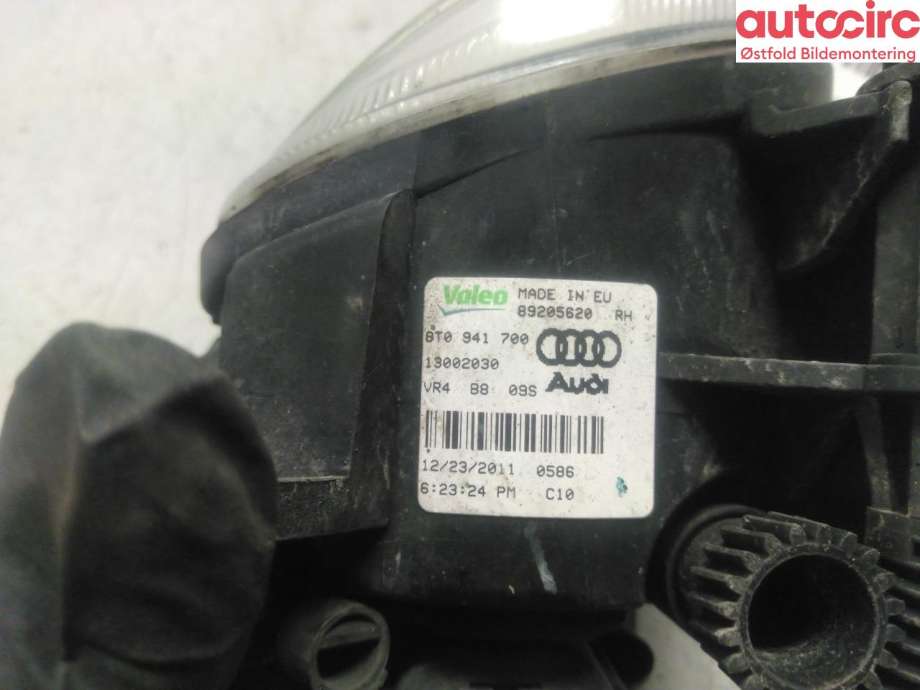 Tåkelykt høyre foran til Audi A4, Allroad 2009-2016 (Type I) (B8) (B8) (AUDI|8T0 941 700 B|)