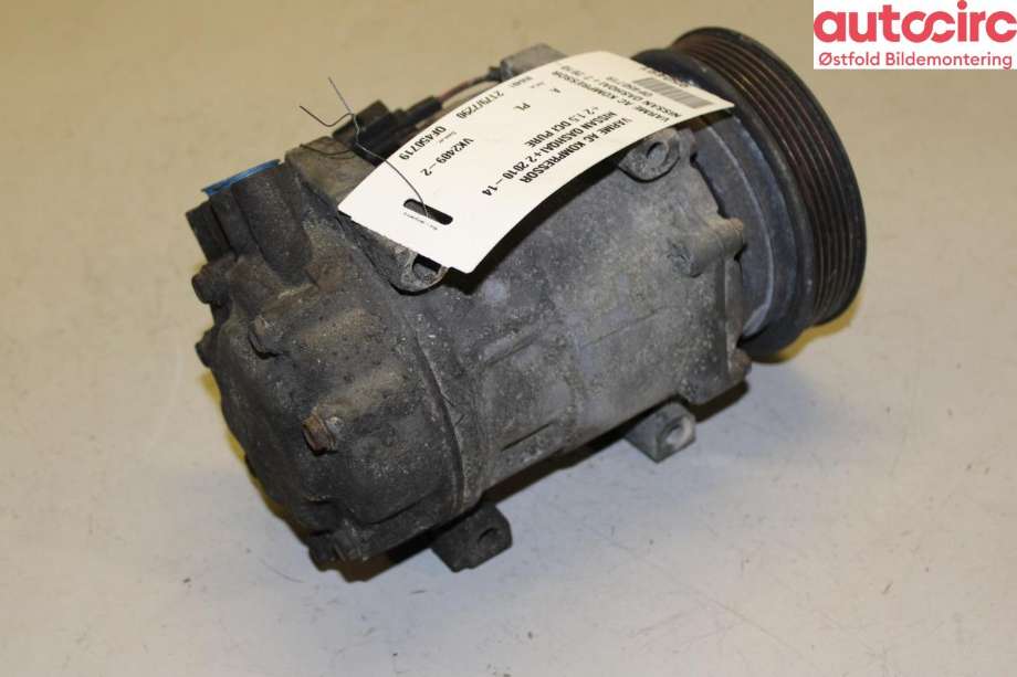 Aircondition kompressor til Nissan Qashqai 2010-2014 (Type I, Fase 2)  (NISSAN|2763000Q3J|)