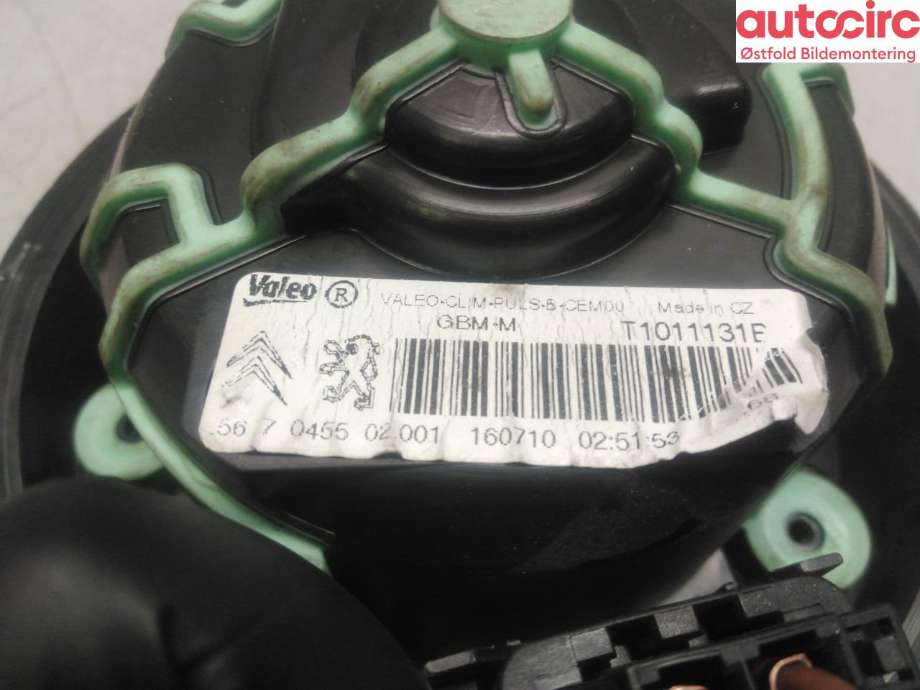 Varmeapparat motor til Peugeot RCZ 2010-2015  (PEUGEOT|6441 CZ|)