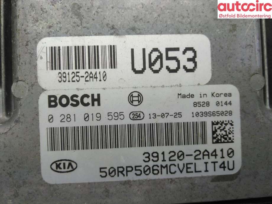 Styreenhet motor til Kia Carens 2013-2018 Type III (Kia Karens 1,7 CRDI|391202A410|)