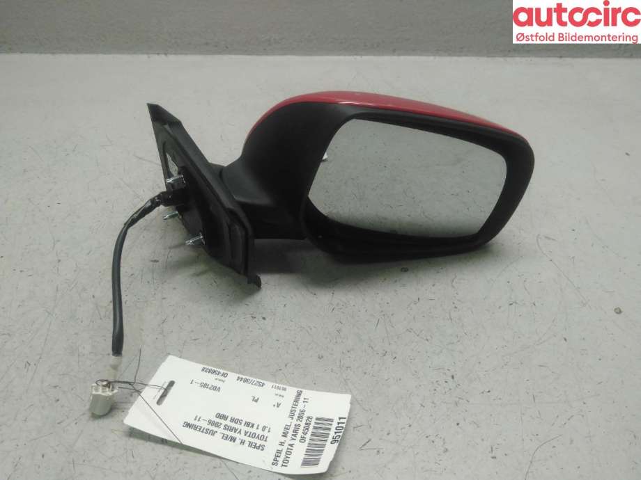 Speil høyre til Toyota Yaris 2009-2011 (Type II, Fase 2) (TOYOTA|879100D250|)