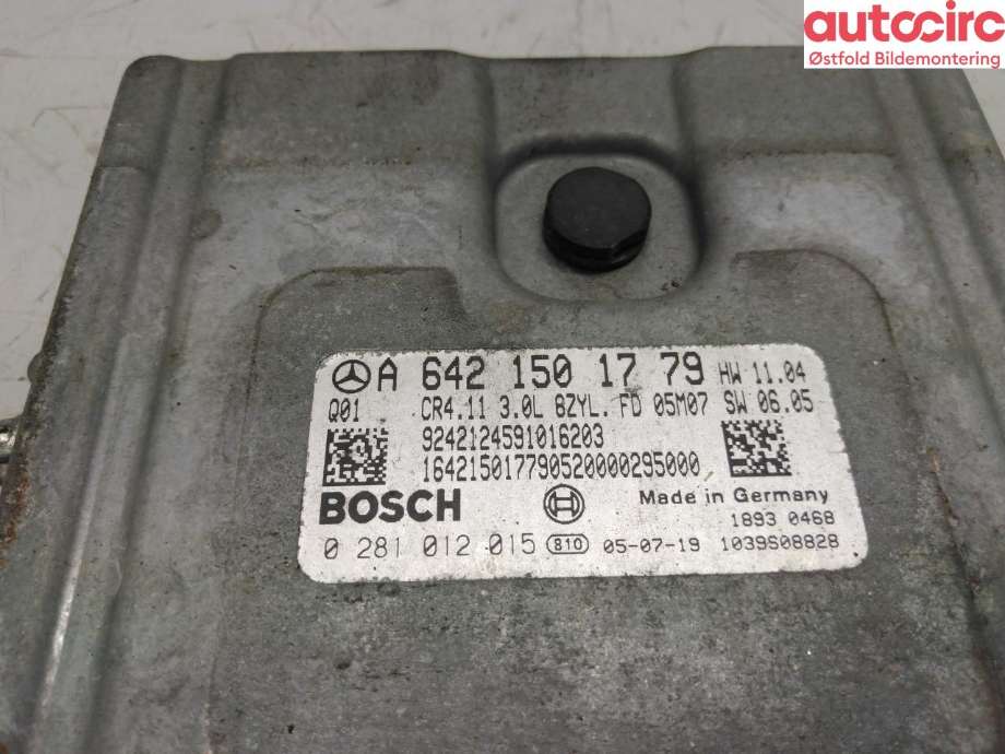 Styreenhet motor til Mercedes ML 2005-2011 (W164) (W164) (MERCEDES|A 642 150 17 79|A 642 150 58 41|)