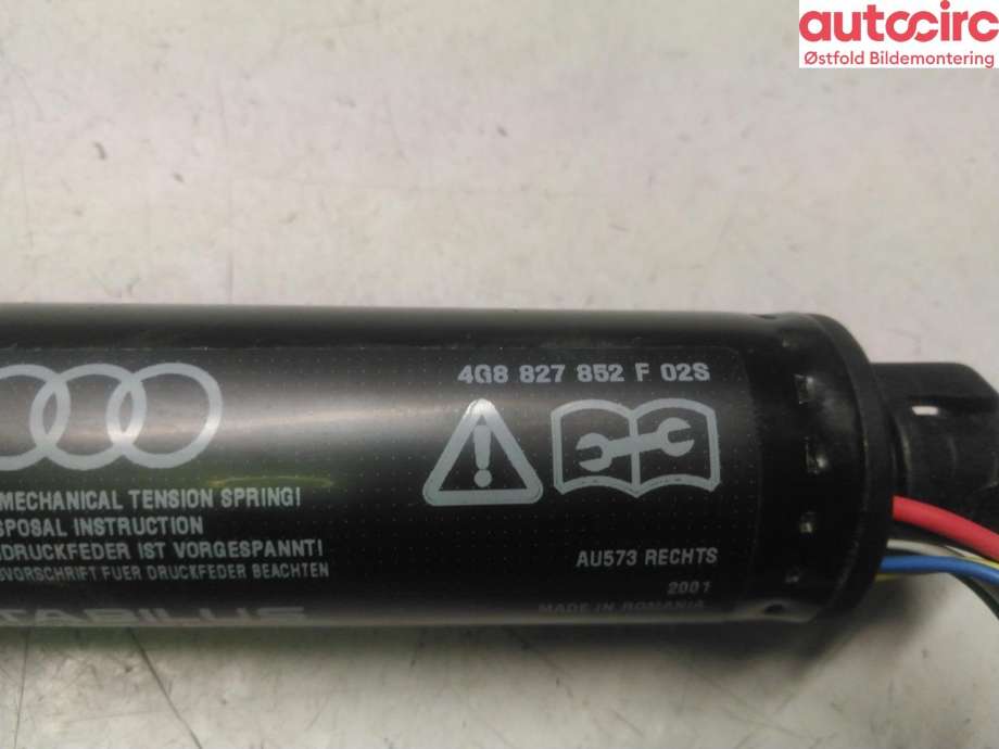 Baklukeåpner motor til Audi A7 2010-2014 (Type I, Fase 1)  (AUDI|4G8 827 852 F|)