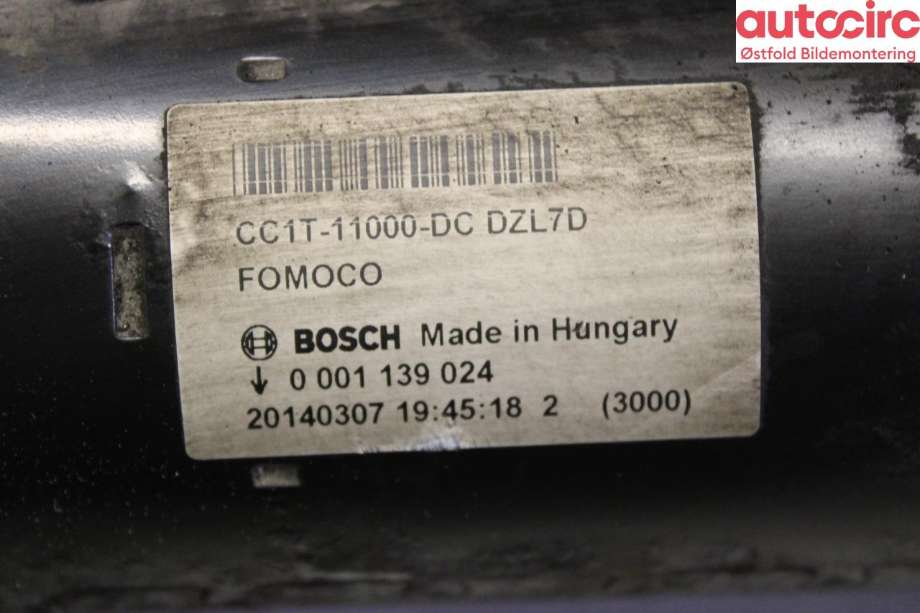 Starter diesel til Ford Transit Custom 2013-2023 (Type I)  (FORD|2033120|)