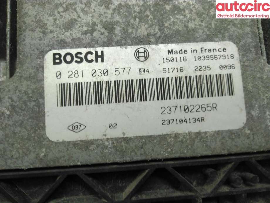 Styreenhet motor til Renault Master 2014-->> (Type III, Fase 2)  (RENAULT|237104134R|)