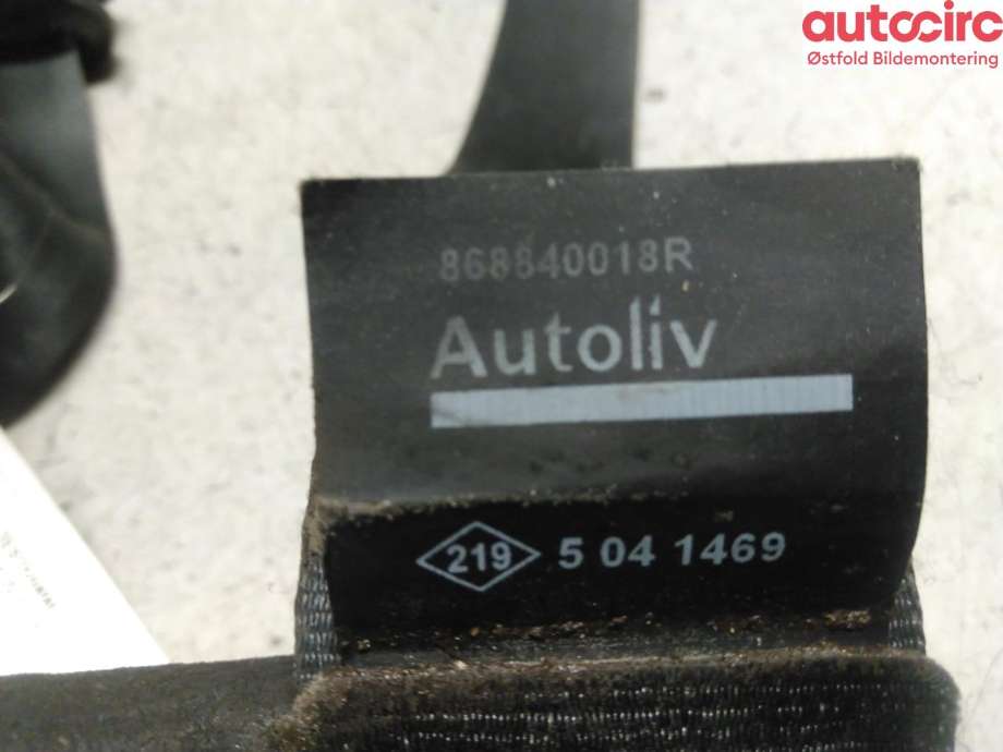 Airbag beltestrammer til Renault Master 2014-->> (Type III, Fase 2)  (RENAULT|)