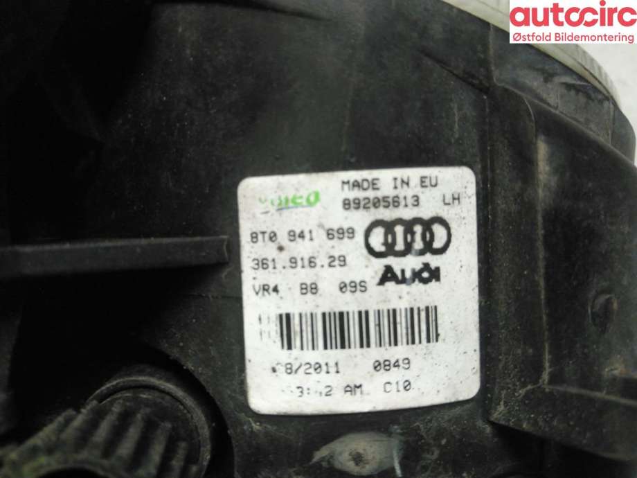 Tåkelykt venstre foran til Audi A5 2007-2016 (Type I)  (AUDI|8T0 941 699|)