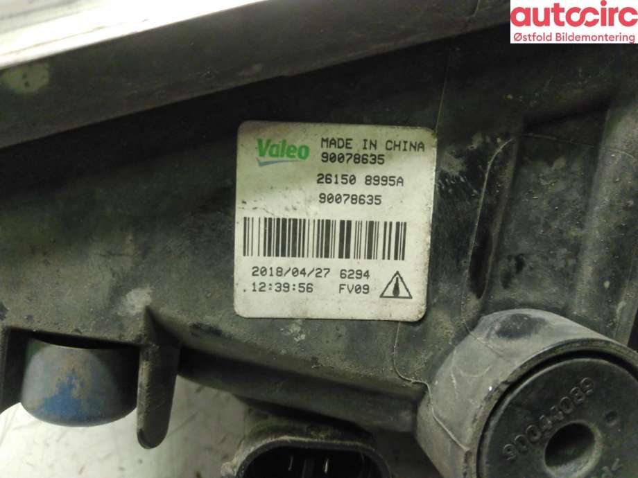 Tåkelykt høyre foran til Nissan Leaf 2018-->> (Type II)  (NISSAN|261508995A|)