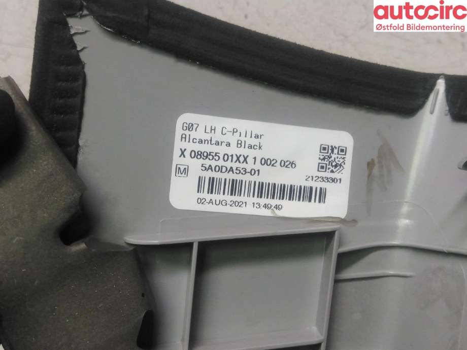 Innredning diverse til BMW X7 2018-->> (G07) (G07) (BMW X7 XDRIVE40D|51 43 5 A0D A54|)